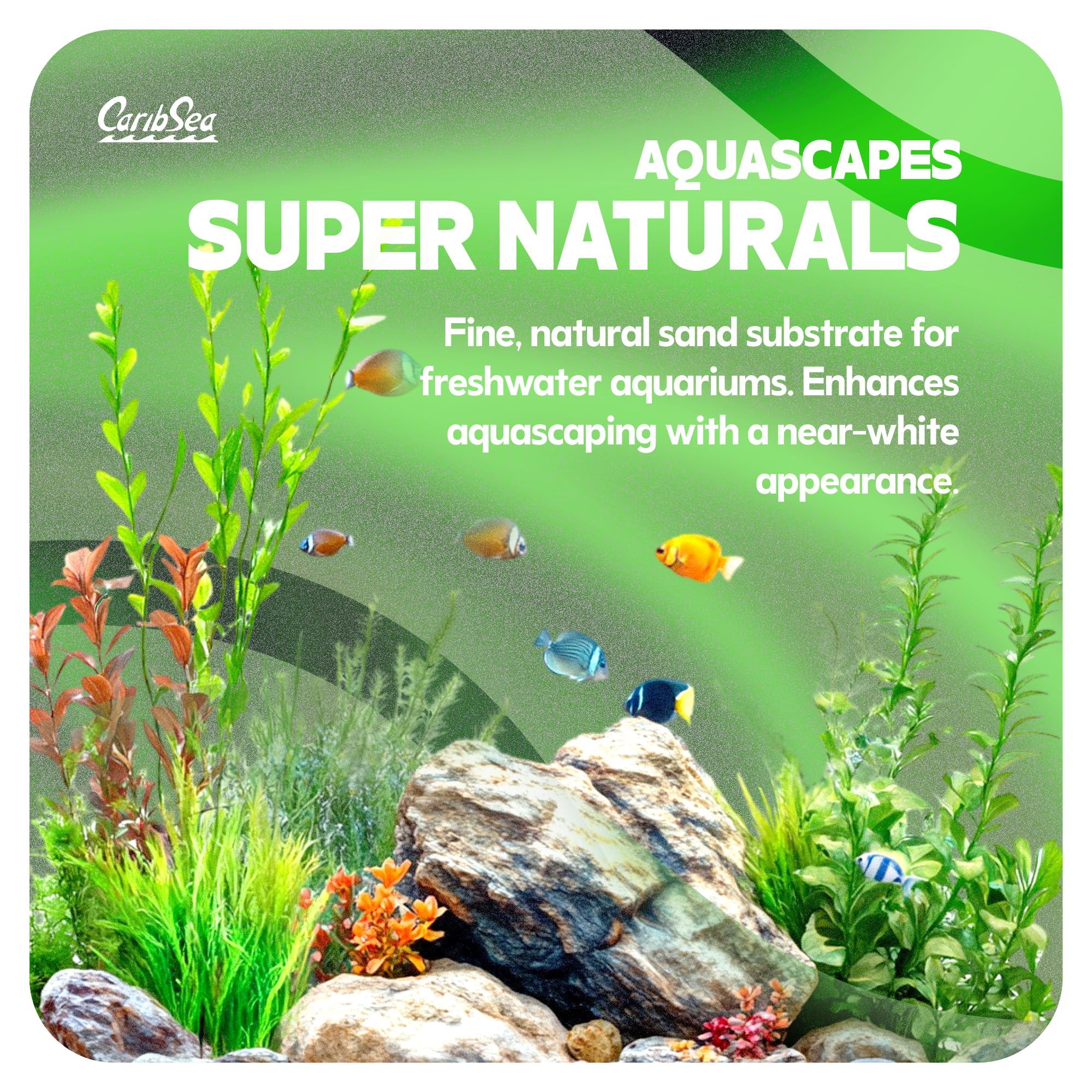 Caribsea Super Naturals Arena para acuarios, 20 Libras, Playa Torpedo