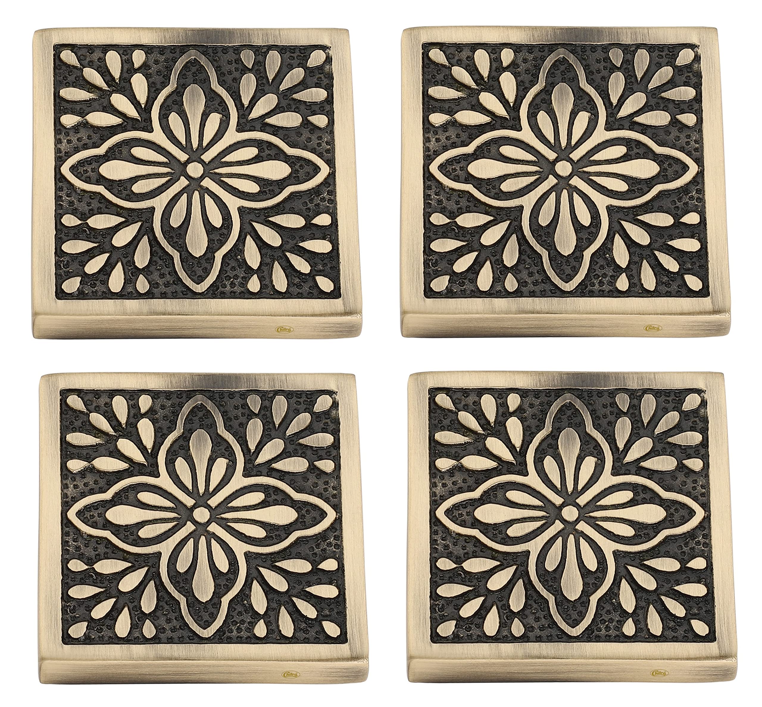 Chitra Brass Decorative Ashoka Door Dooms for Doors/Pooja Room/Home Decorative Pack of 4 (Antique Brass Finish, 50 MM) Pull Handle — Amazon image 12