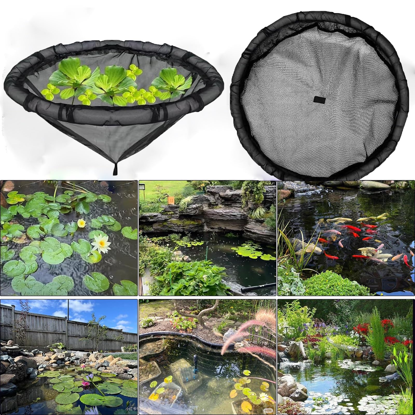 VELDA STOP REFLECTOR BALL FLOATING HERON SCARER EYE CAT BIRD POND FISH PROTECTOR