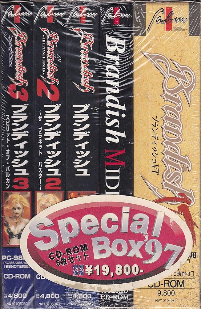 人気SALE，最新作】 PC98 ブランディッシュVT CD-ROM PC9800