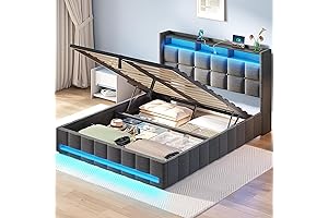 Rolanstar Queen Size Lift Up Storage Bed: Upgrade Your Bedroom with Comfort and Convenience
