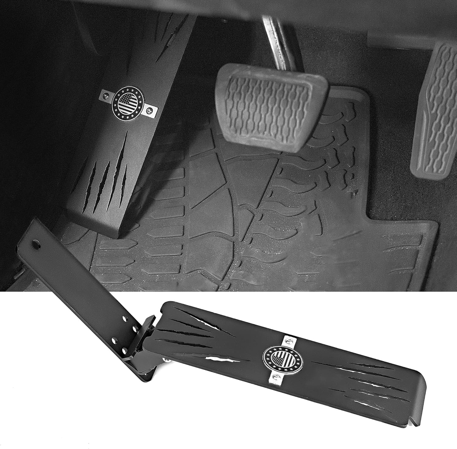 NKCELL POWER Dead Pedal Driver Left Foot Rest Pedal Left