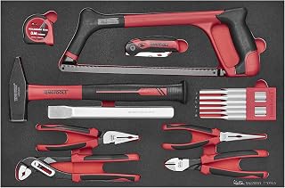 Teng Tools 15 Piece Garage and Auto Mechanics and DIY General Service Repair Tool Set - TTEPS15