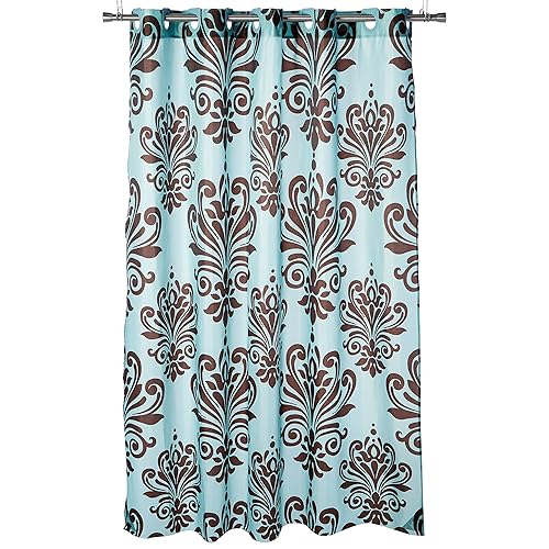 Blue And Brown Curtains Amazon Com