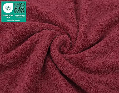 Miniatura 730 de American Soft Linen - Juego de 4 toallas de baño, 100% de algodón turco de 27 x 54 pulgadas, toallas de baño extragrandes, toallas para ducha