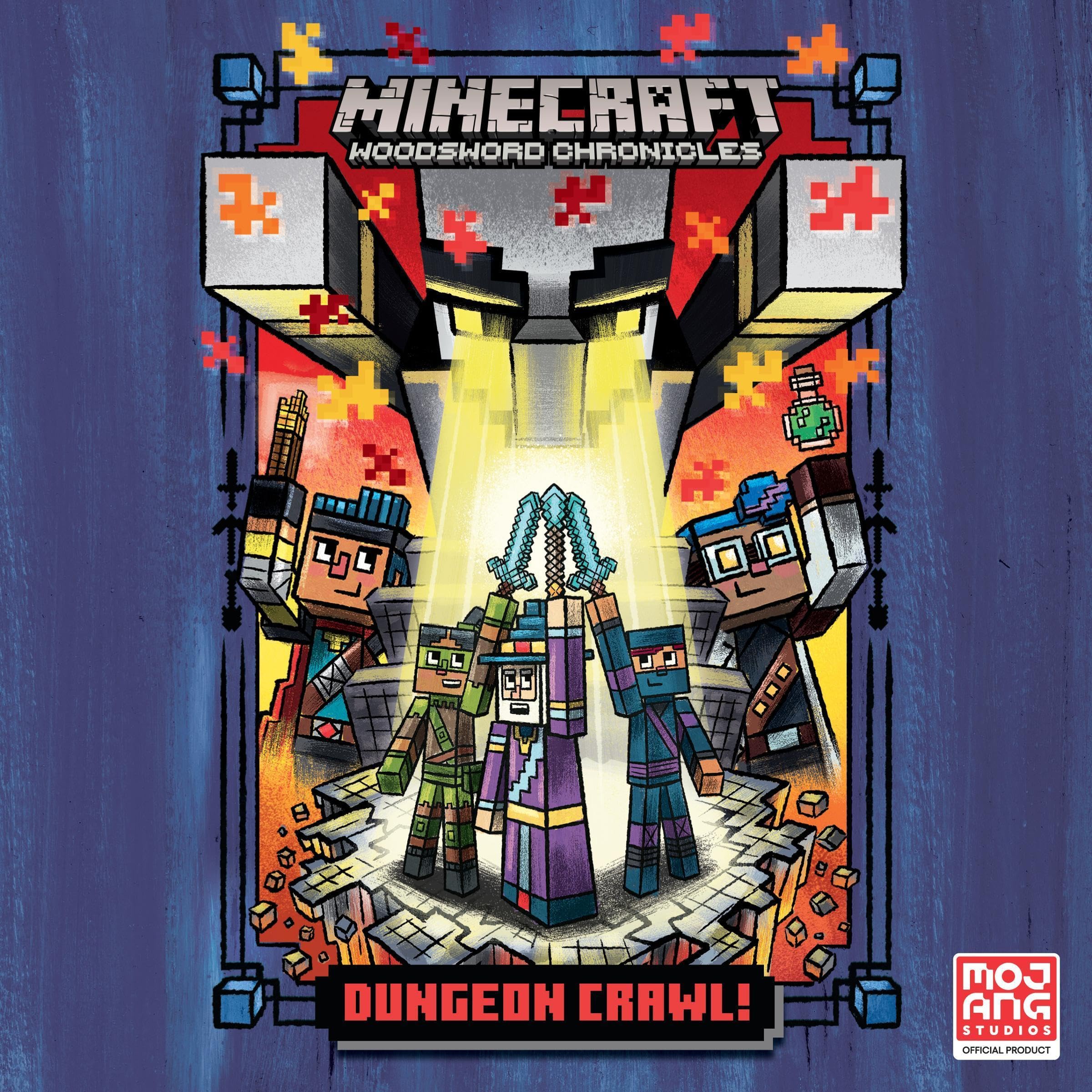 Cover art for Dungeon Crawl! (Minecraft Woodsword Chronicles #5)