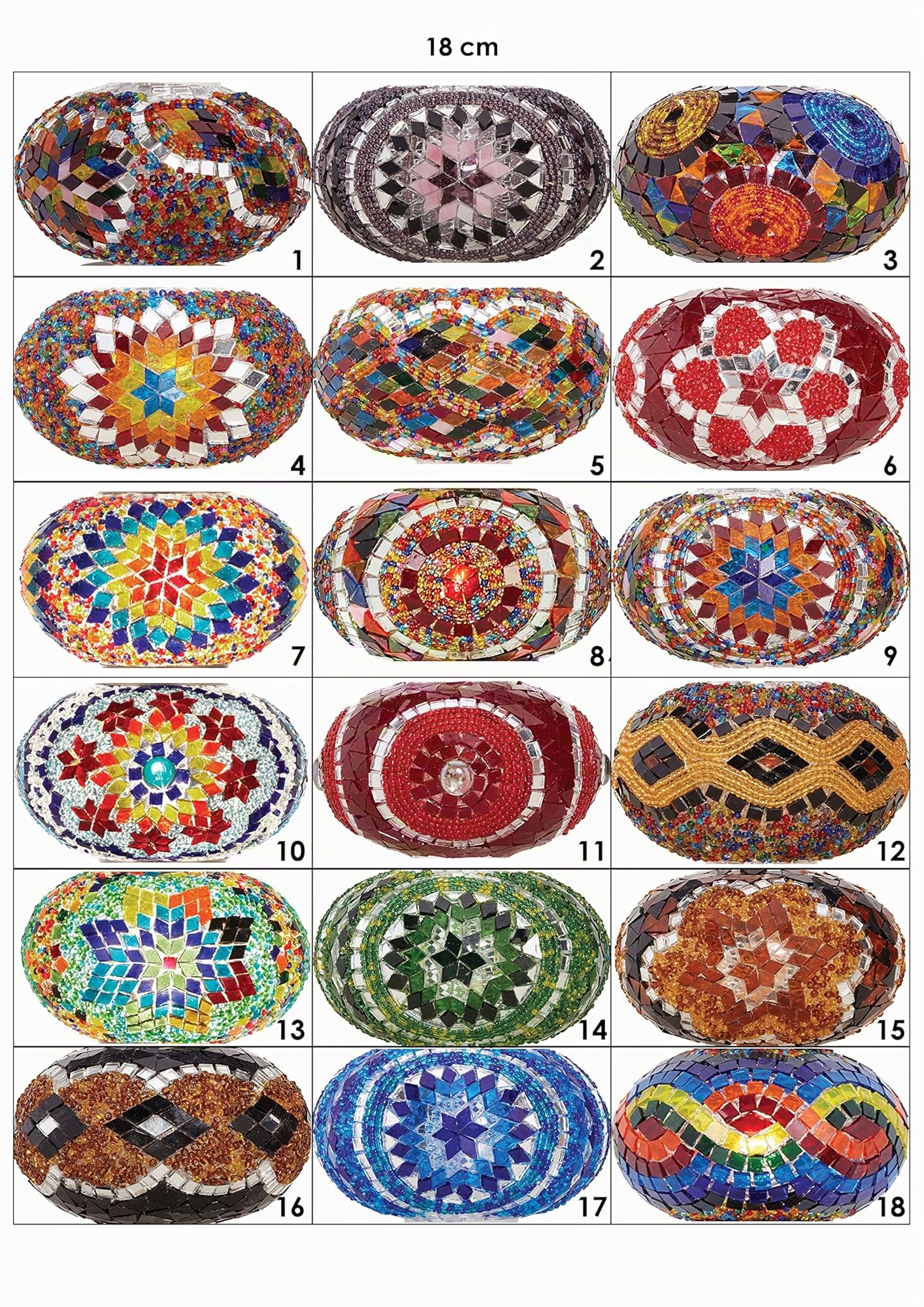 DEMMEX Lampadario a Sospensione in Mosaico Turco Marocchino – Lampada da Soffitto Artigianale con Paralumi Personalizzabili da 17cm – Illuminazione Boho per Soggiorno e Camera da Letto, 120cm Altezza