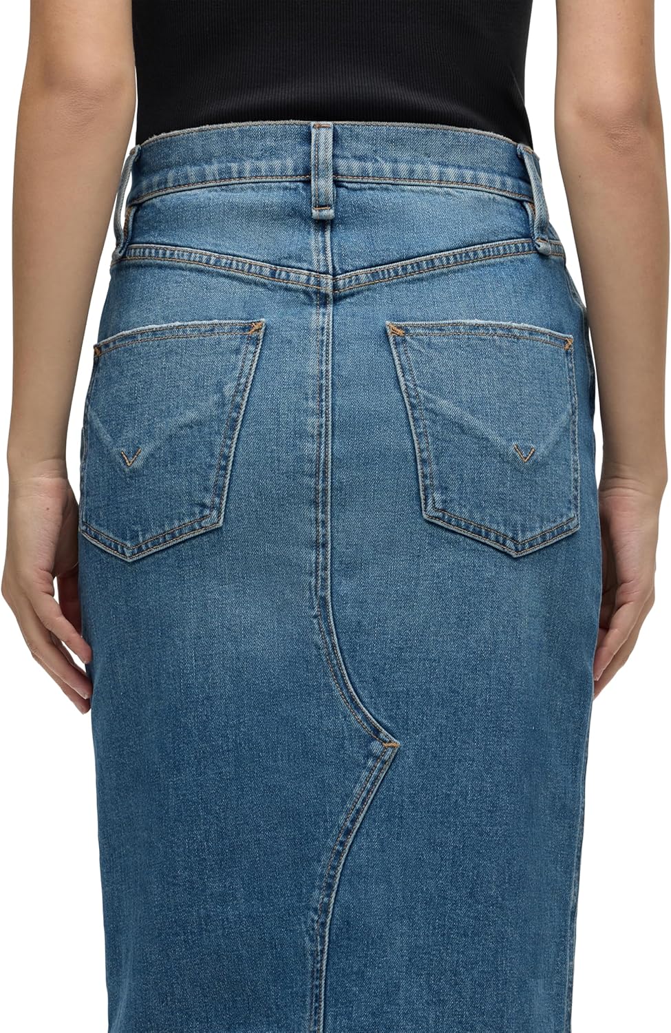 Hudson Women's Reconstucted Midi Skirt