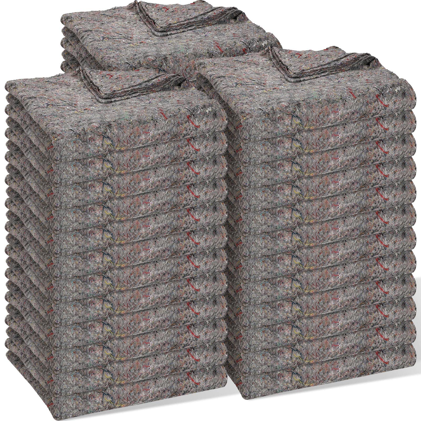 Nuogo 36 Pcs Moving Blankets Bulk 39 x 71 Inch Textile Packing Shipping