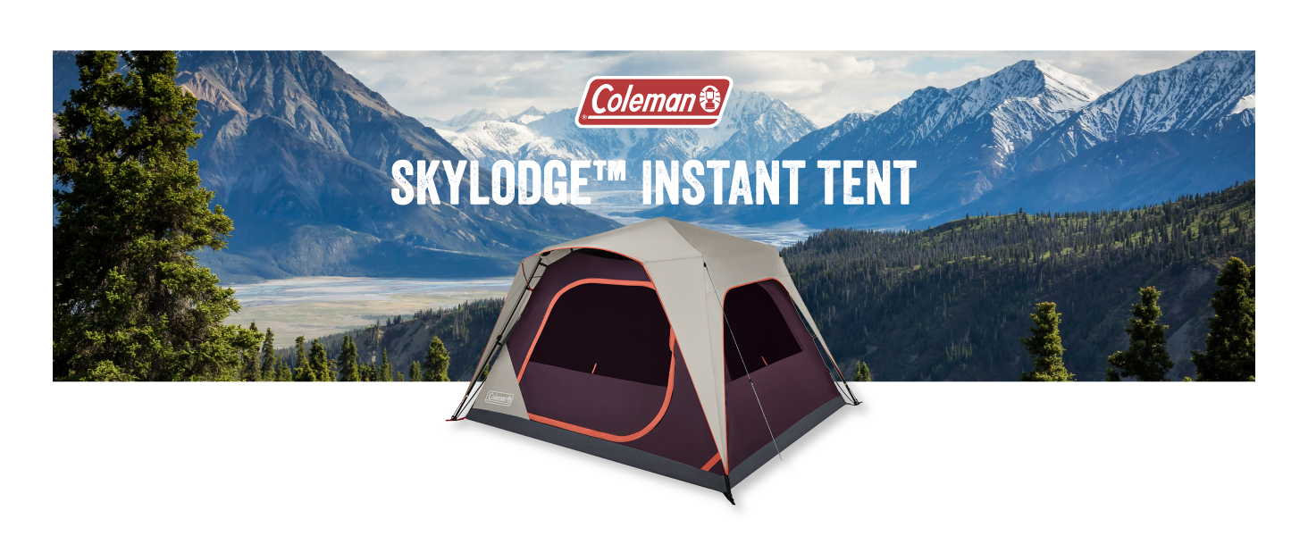 Amazon.com : Coleman Skylodge Instant Setup Camping Tent 