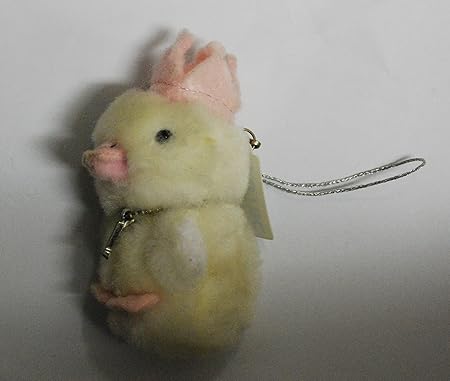 Amazon アメリカンファミリー Aflac アフラック しゃべるぬいぐるみ よーく考えよー ピンクダック 携帯ストラップ アニメ 萌えグッズ 通販