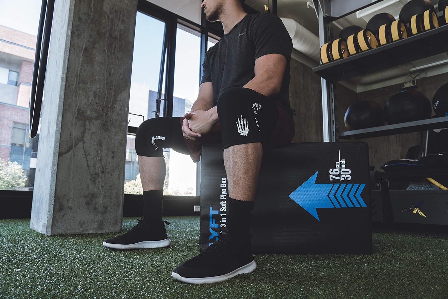 Bear KompleX Knee Sleeves for Men & Women - 5mm/7mm Compression & Heat Retention Neoprene Compression Knee Brace for Weightlifting, Squats & Powerlifting