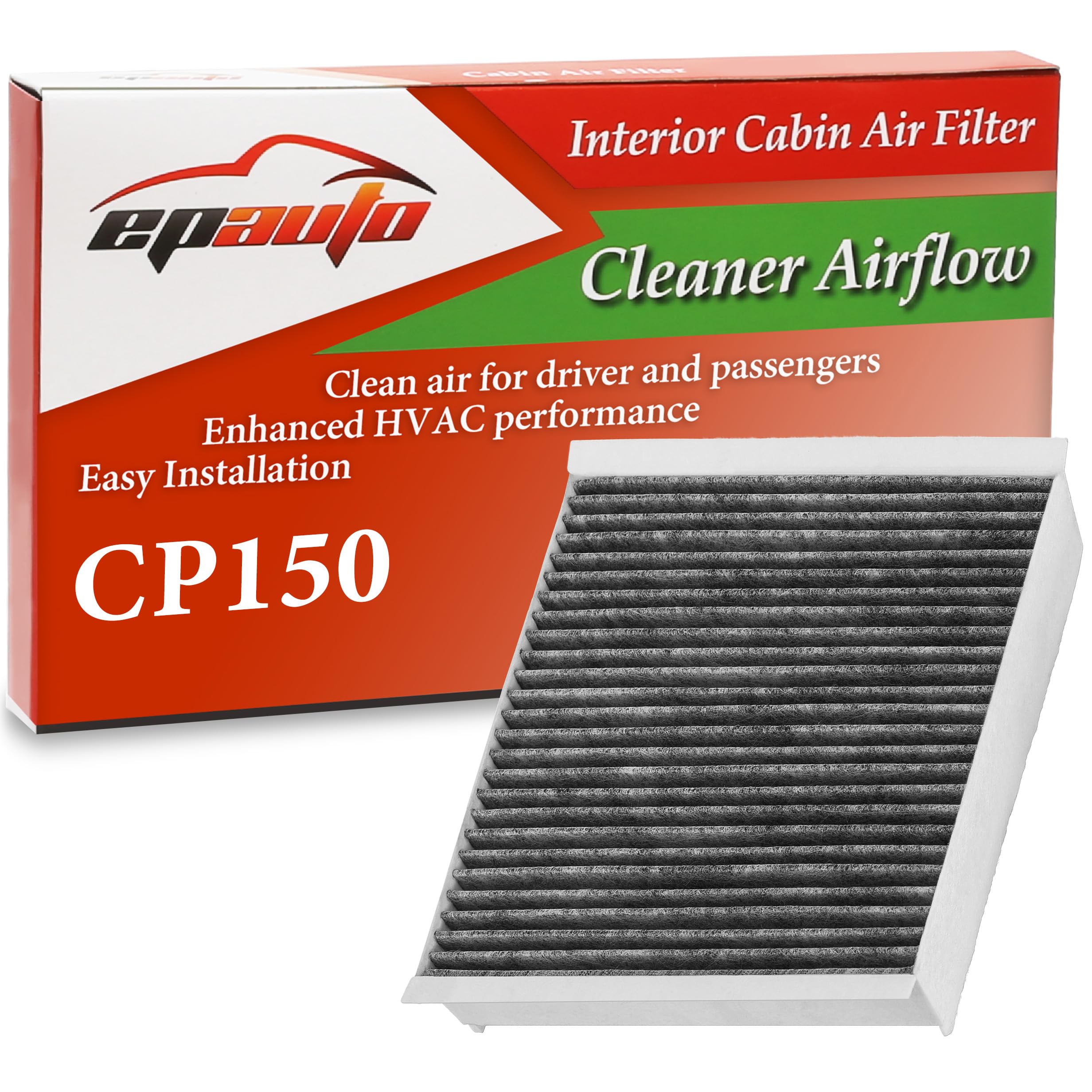 CP150 (CF12150) Cabin Air Filter, Replacement for Ford F-150(2015-2025),F-250/F-350 Super Duty (2017-2025), Expedition (2018-2024), Lincoln Navigator (2018-2024) w/Activated Carbon