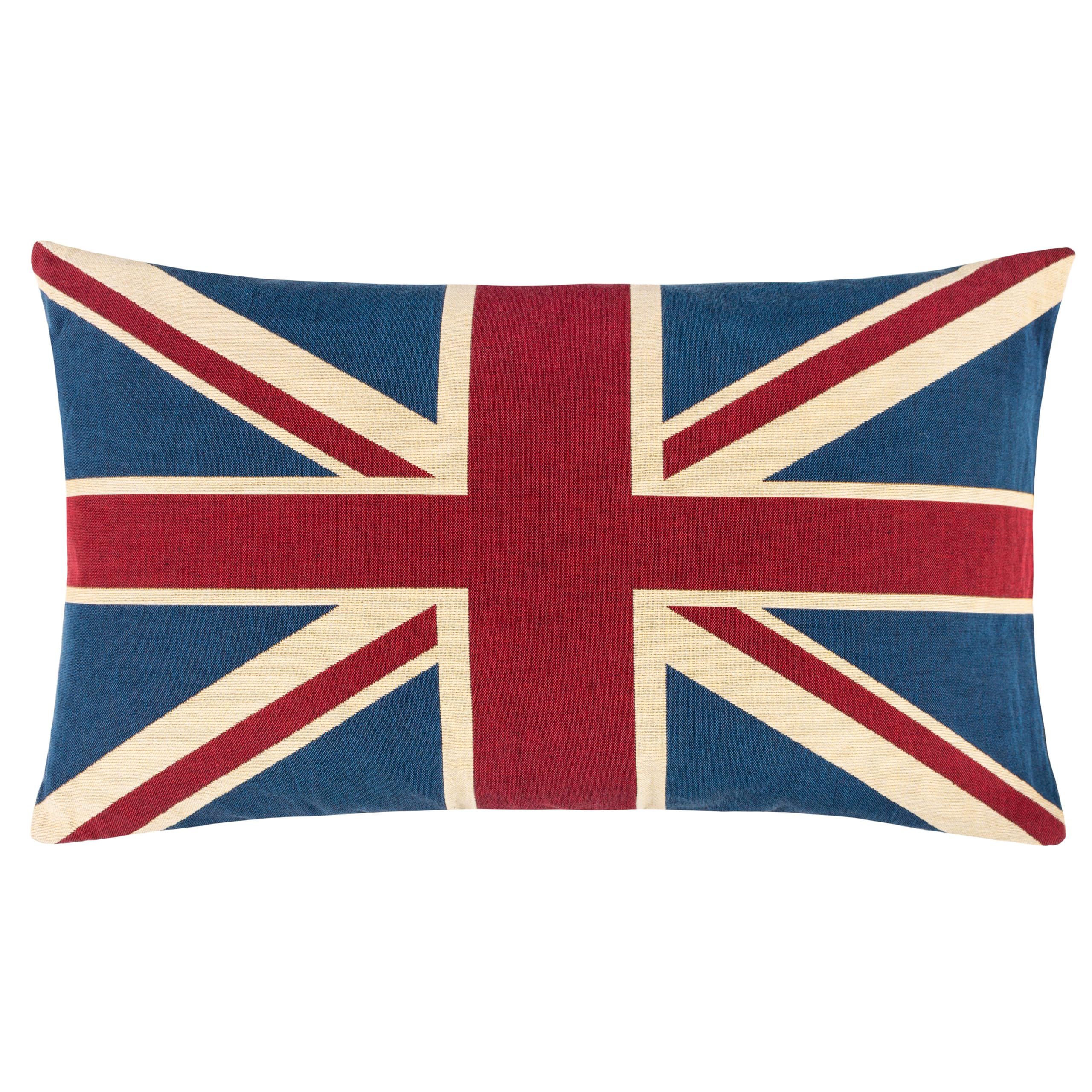 Evans Lichfield Union Jack Poszewka na poduszkę, bawełna, wielokolorowa, 46 x 32 cm