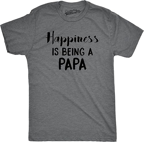 Camiseta divertida para hombre con la frase "Happiness is Being a Papa"
