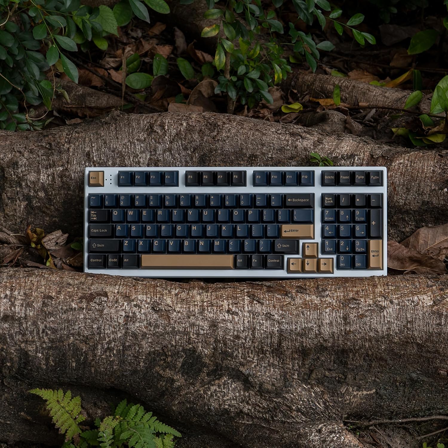 mintcaps Keycaps, 164 Keys Keyboard keycap Blue Samurai Keycaps Set Cherry Profile Custom Keyboard Key caps for Cherry Gateron MX Switches Mechanical Keyboards