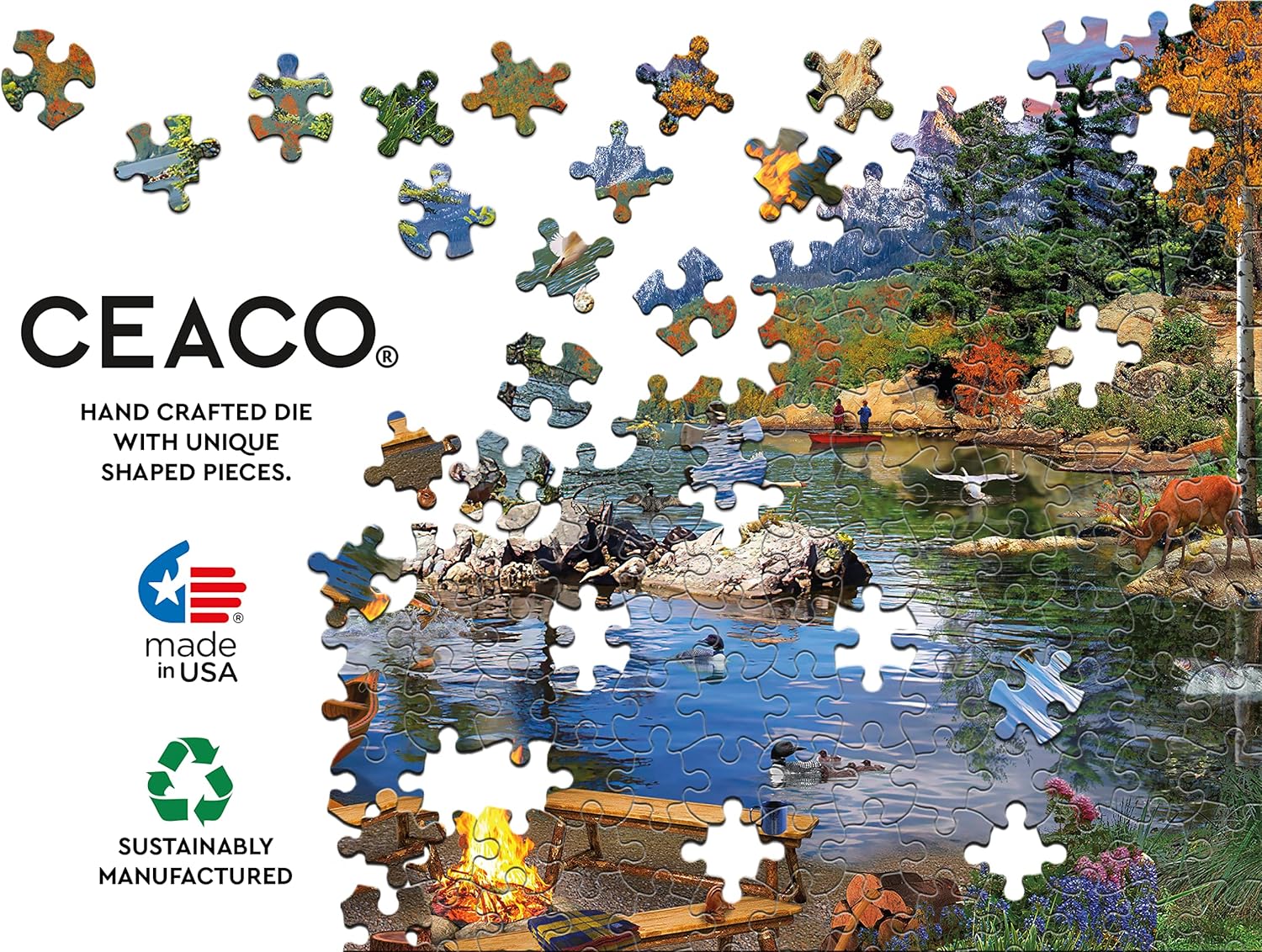 Ceaco - David Maclean - Fishing with My Son - 1000 Piece Jigsaw Puzzle