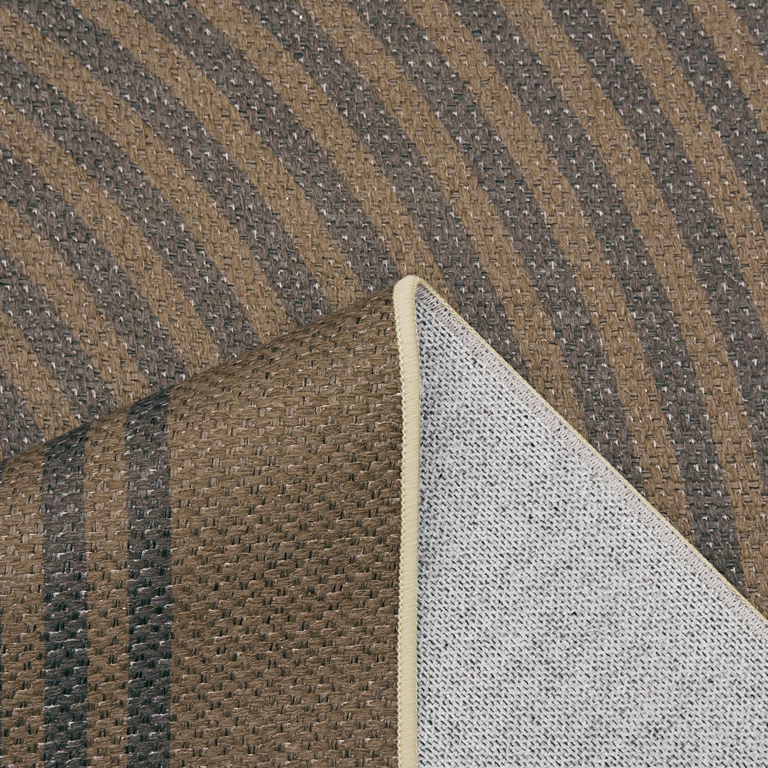 Woven 2x3 Washable Rugs for Entryway Jute Non-Slip Kitchen Rug Modern Farmhouse Doormat Low Pile Indoor Outdoor Neutral Entrance Throw Rug Floor Carpet, Tan/Brown