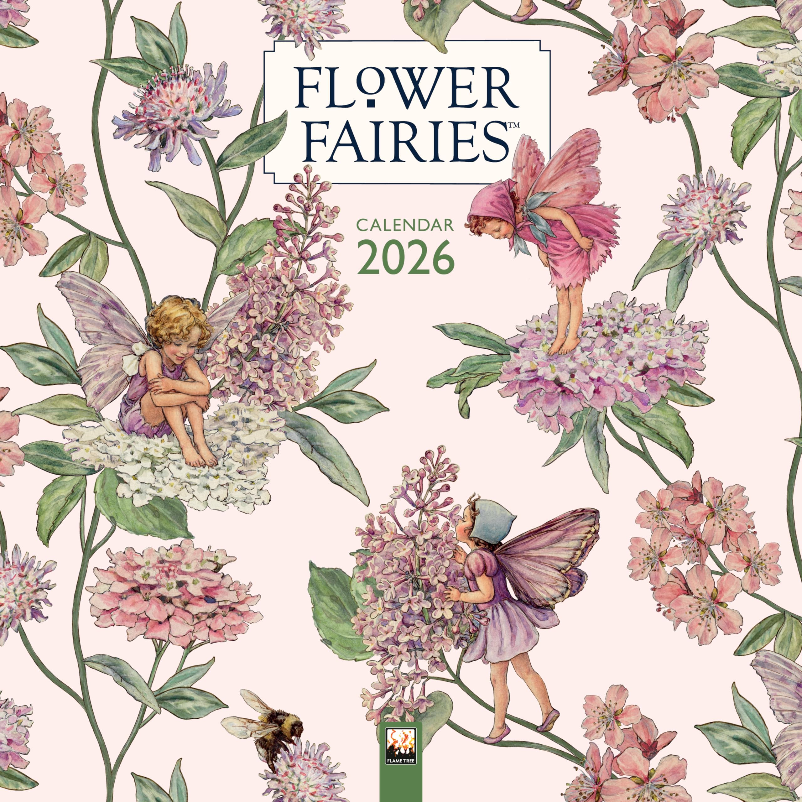 Flower Fairies Wall Calendar 2026 Art Calendar by Flame Tree Studio CALENDAR