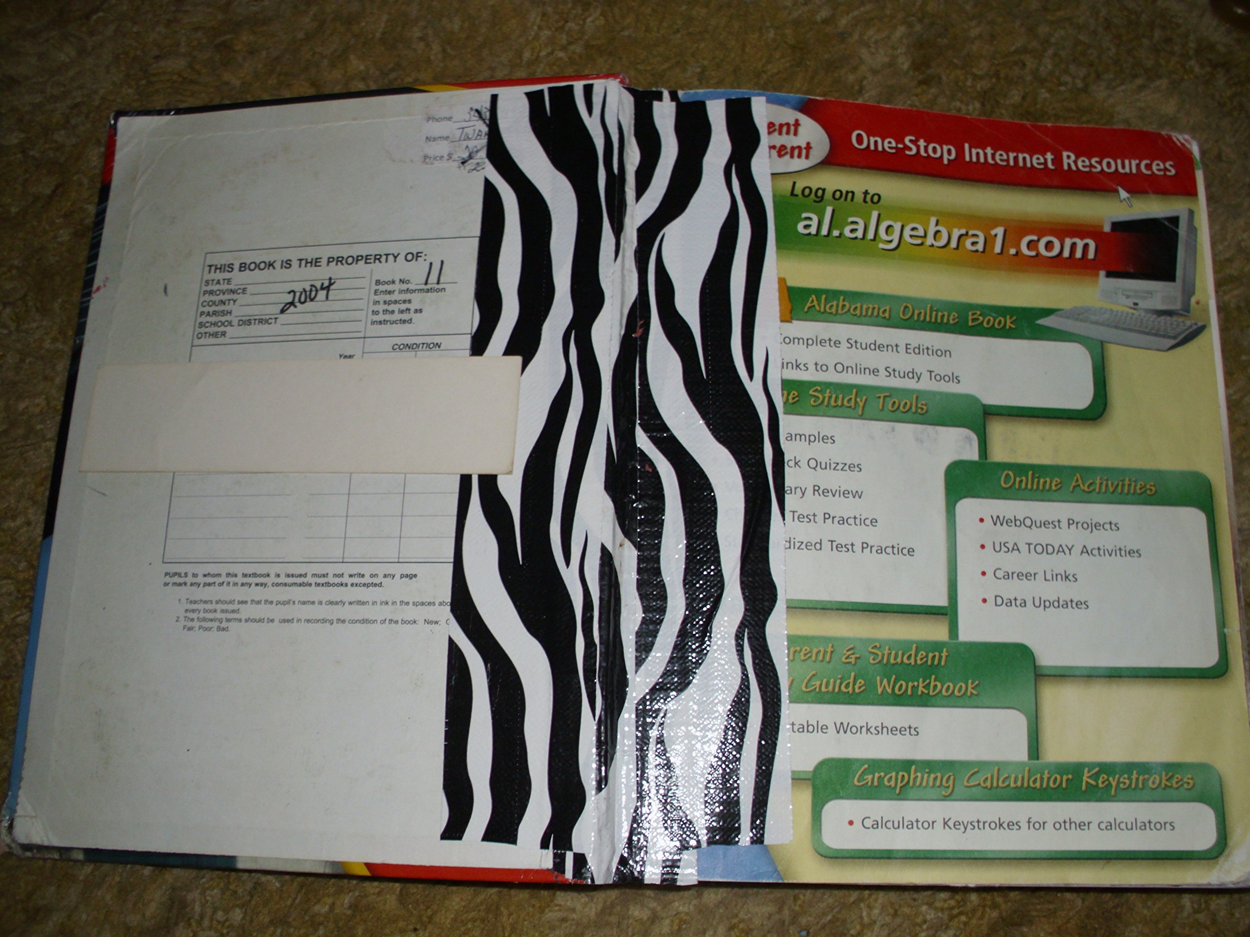 Algebra 1, Alabama Edition (Glencoe Mathematics) - Image 4