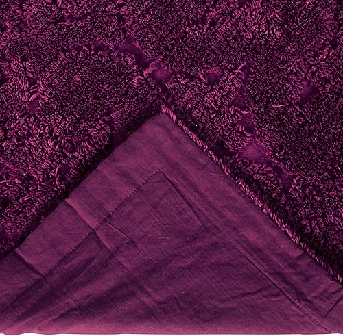 Miniatura 2 de Better Trends Ashton Collection - Colcha de chenille (100 % algodón)