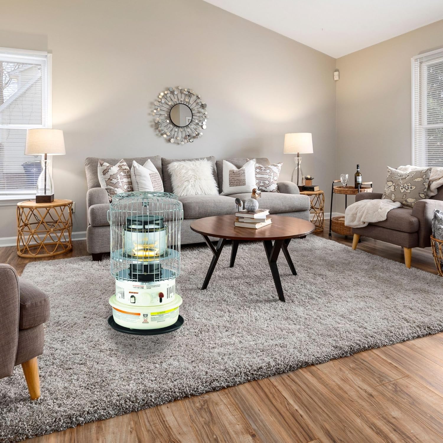 Dura Heat DH1051 Kerosene Heater with replacement wicks