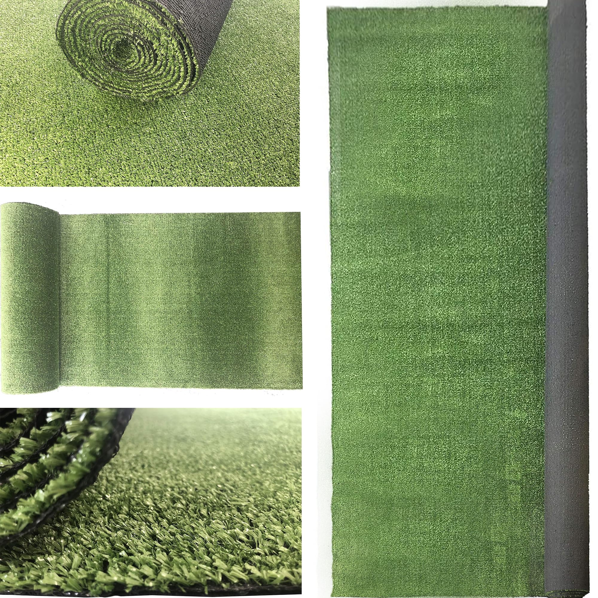 Mazovia Kunstrasen 133x900cm - 6mm Höhe Für Garten & Balkon