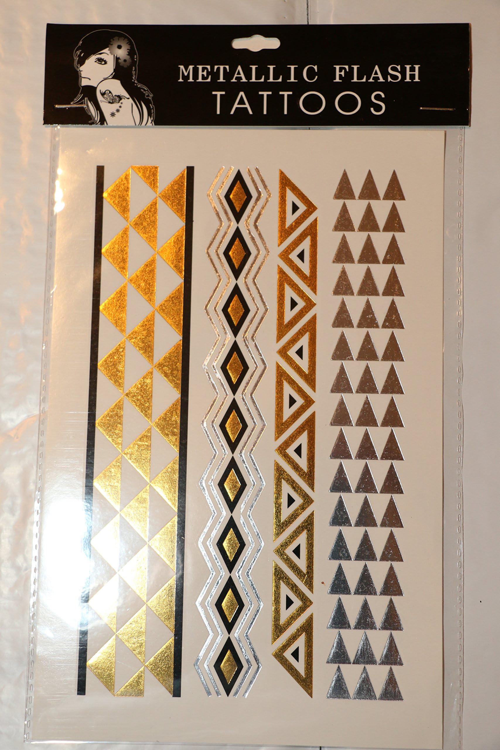 Metallic Flash Tattoo# 444