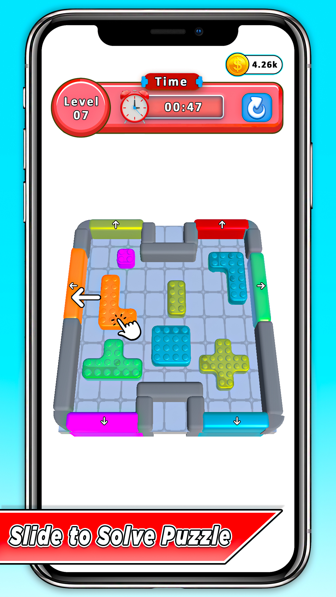Color Block Puzzle Jam: Escape & Match Blocks in Sorting Challenge ...