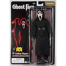 Mego 8" Blood Splatter Ghostface Action Figure, Age 17+ Years Old