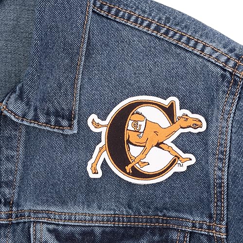 Miniatura 5 de Campbell University Patch Fighting Camels CU parches bordados apliques para coser o planchar en la chaqueta (parche, diseño A)