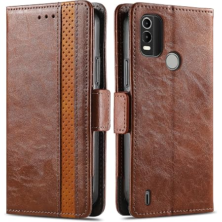 Lihondar Cover per Nokia C1 - Custodia Portafoglio in Pelle PU Premium, Flip Libro Wallet Case Antiurto con Slot per Schede e Magnetica a Scatto (Blu