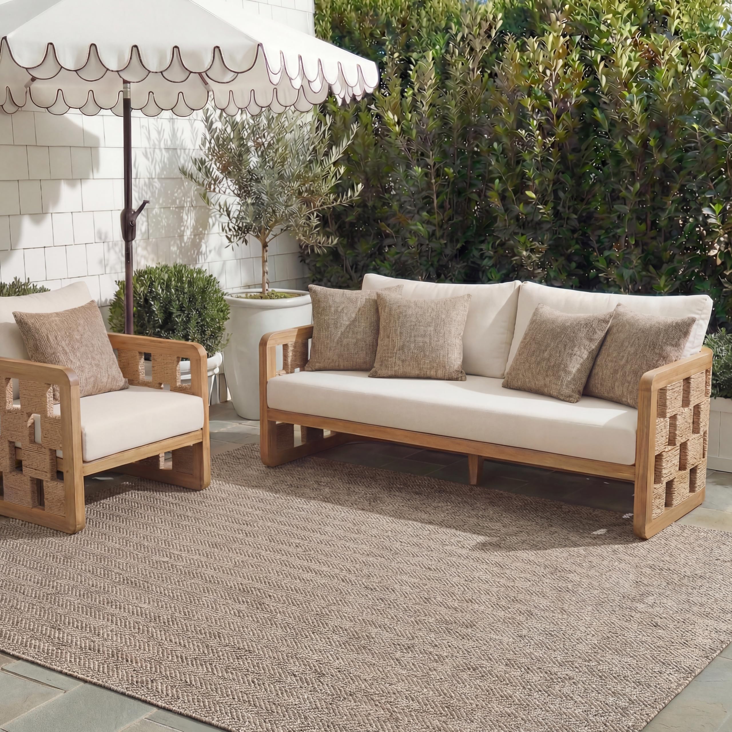 safavieh washable rug outdoor courtyard collection - 9' x 12', brown & beige, non-shedding & easy cleaning, ideal for patio, backyard, mudroom (cy8022-36321)