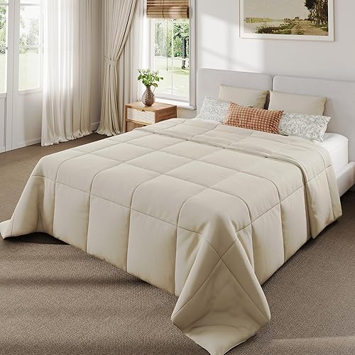 Cubrecolchón King de espuma viscoelástica de 4 pulgadas con edredón refrescante, doble capa de espuma viscoelástica de gel de 2 pulgadas y colchón