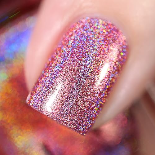 Miniatura 2112 de ILNP Madison Ave Esmalte de uñas holográfico metálico rosa antiguo