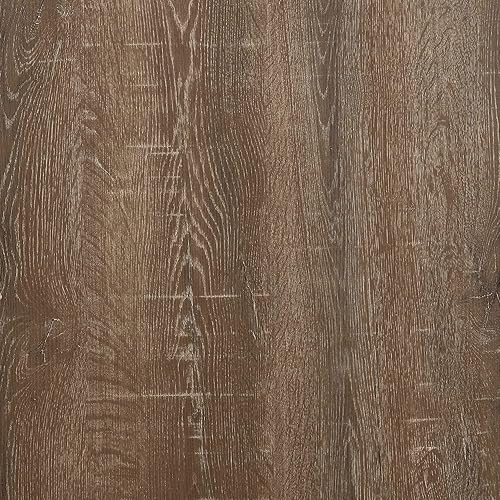 Miniatura 9 de Household Essentials Mesa auxiliar cuadrada envolvente madera de fresno rústica grano y metal negro Ashwood,Acabado en roble costero,Gris,Nogal