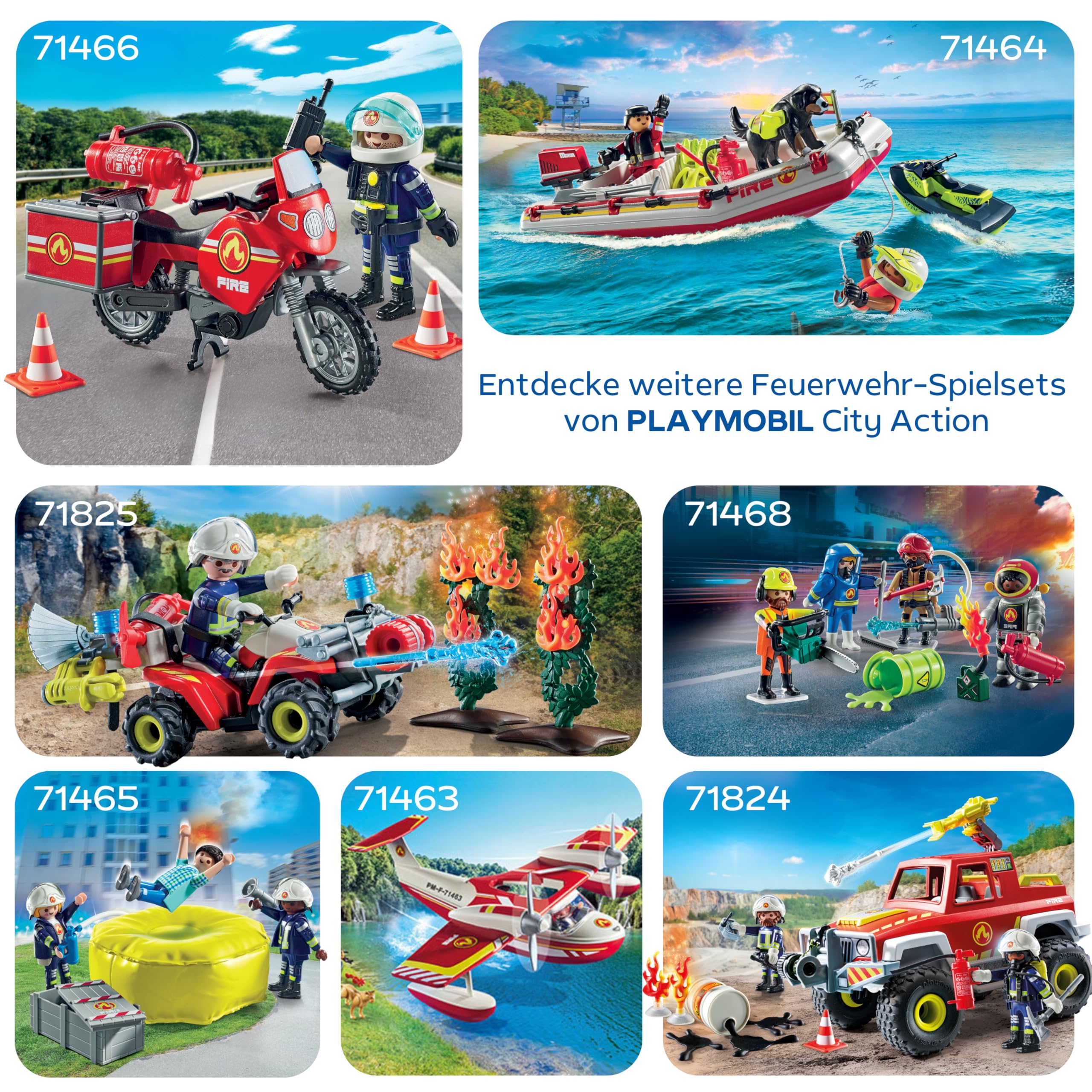 PLAYMOBIL City Action 9464 Feuerwehr-Rüstfahrzeug mit Licht und Sound
