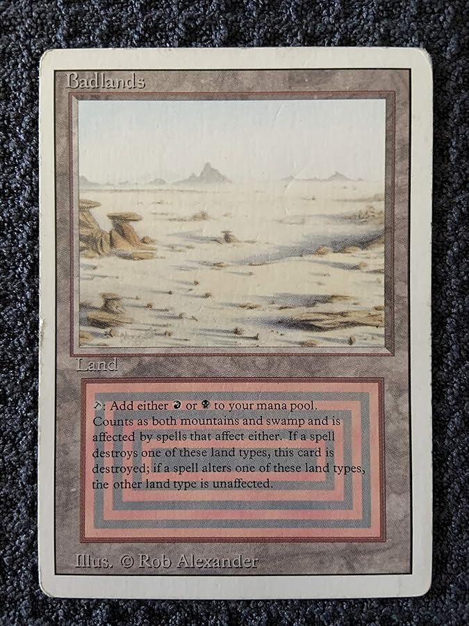 イタリア語】Malaterra/Badlands MTGマジックザギャザリング Badlands