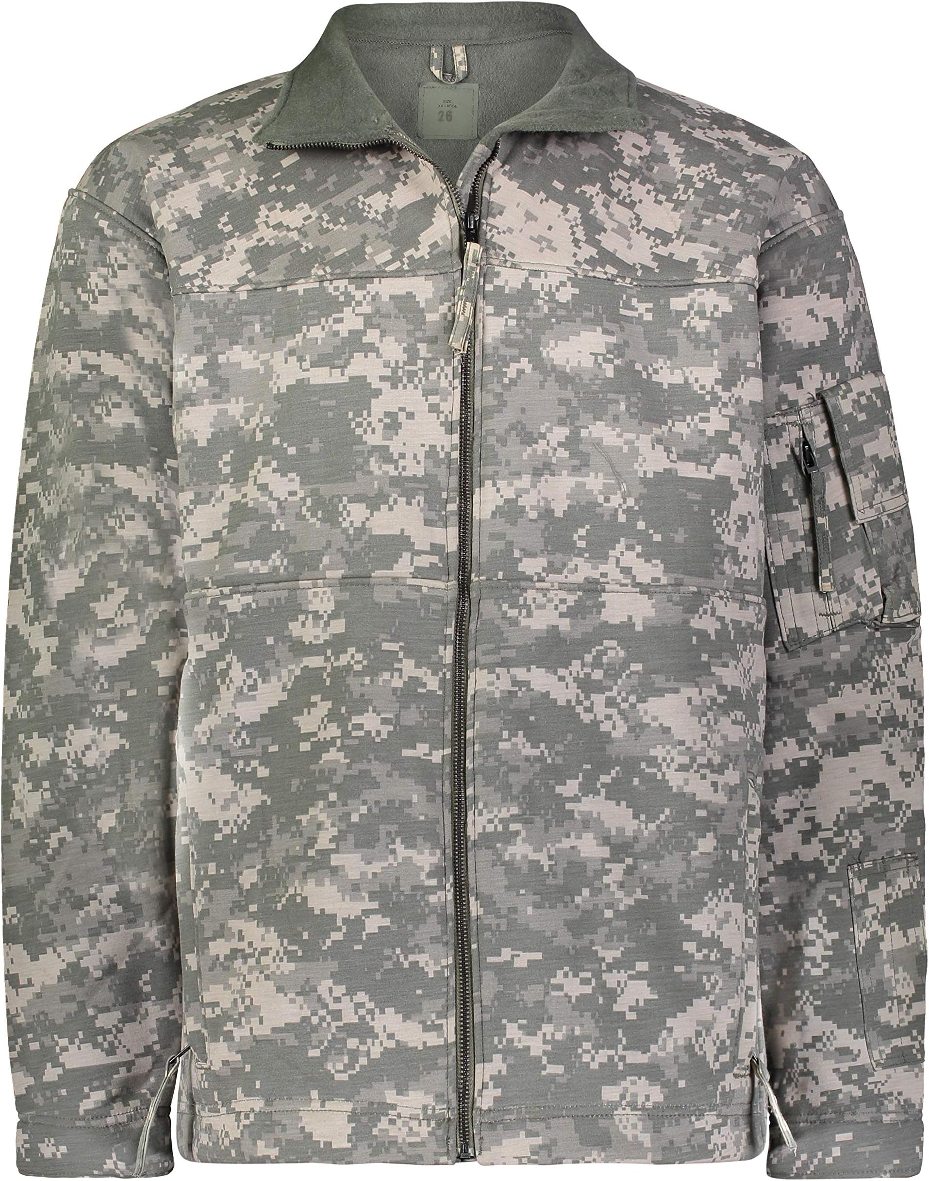 US Military Men's Genuine Issue Massif LWOL Fire-Retardant Combat Camouflage Jacket