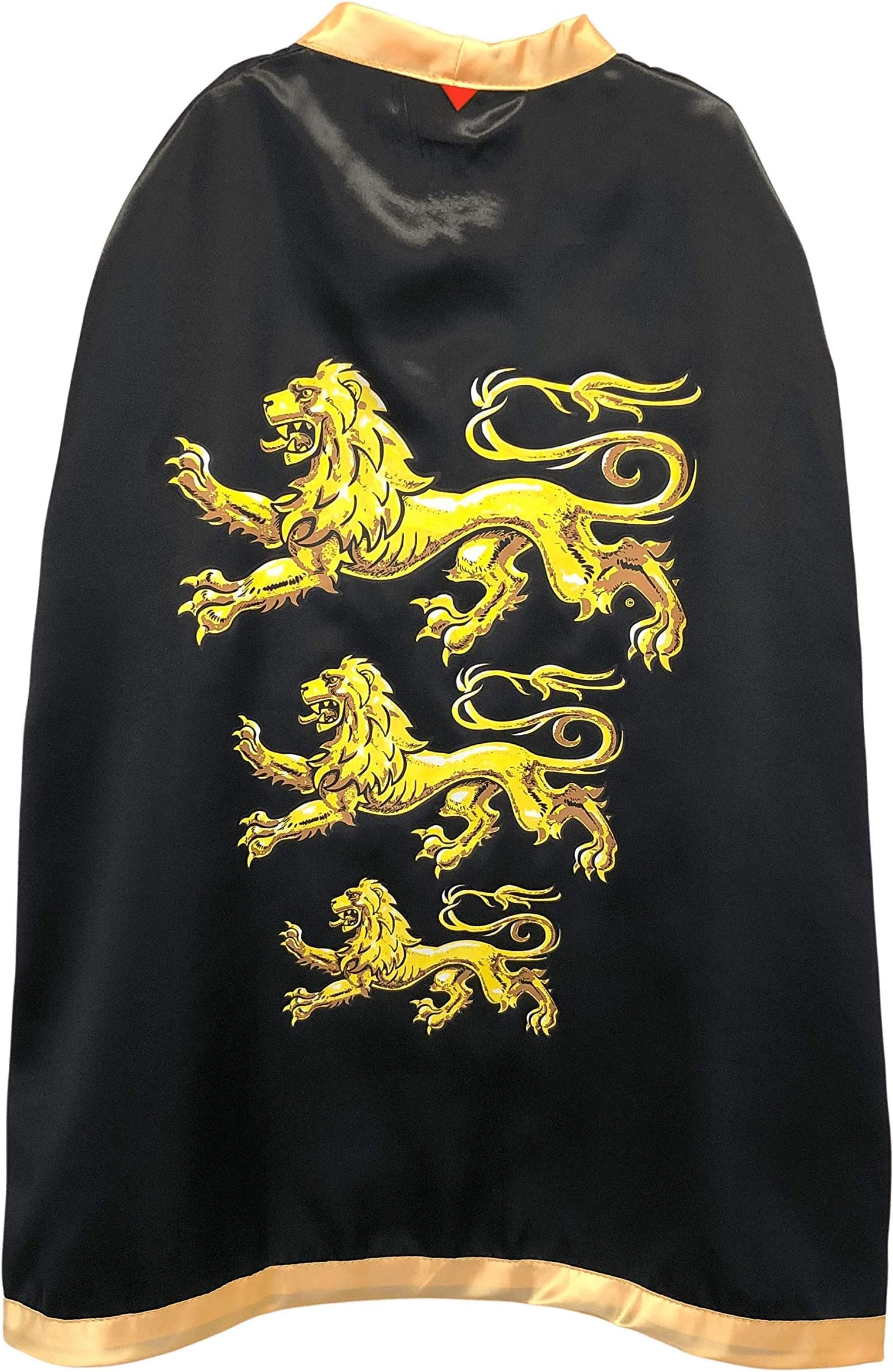 Liontouch - Triple Lion King Cape | 3-8 Years - One Size Fits All | Medieval Pretend Play Toy Cloak For Boys Ready For Adventure | Roleplay, Dress Up, Fancy Dresses & Royal Costumes For Kids