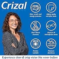 Vista 3 de Kit de limpieza de lentes para lentes – 1 paquete (spray de 2 onzas + paño de microfibra) – Diseñado y probado para lentes con revestimiento AR