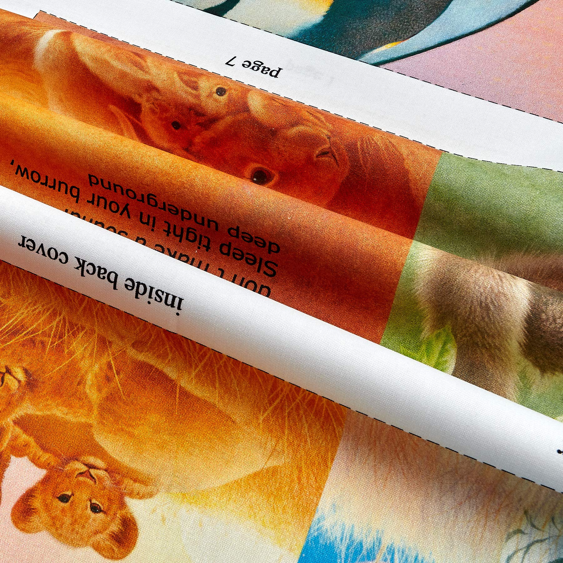 Elizabeth's Studio Hush Little Ones 36" Cloth Book Panel Multi, Fabric by the Yard - Image 2