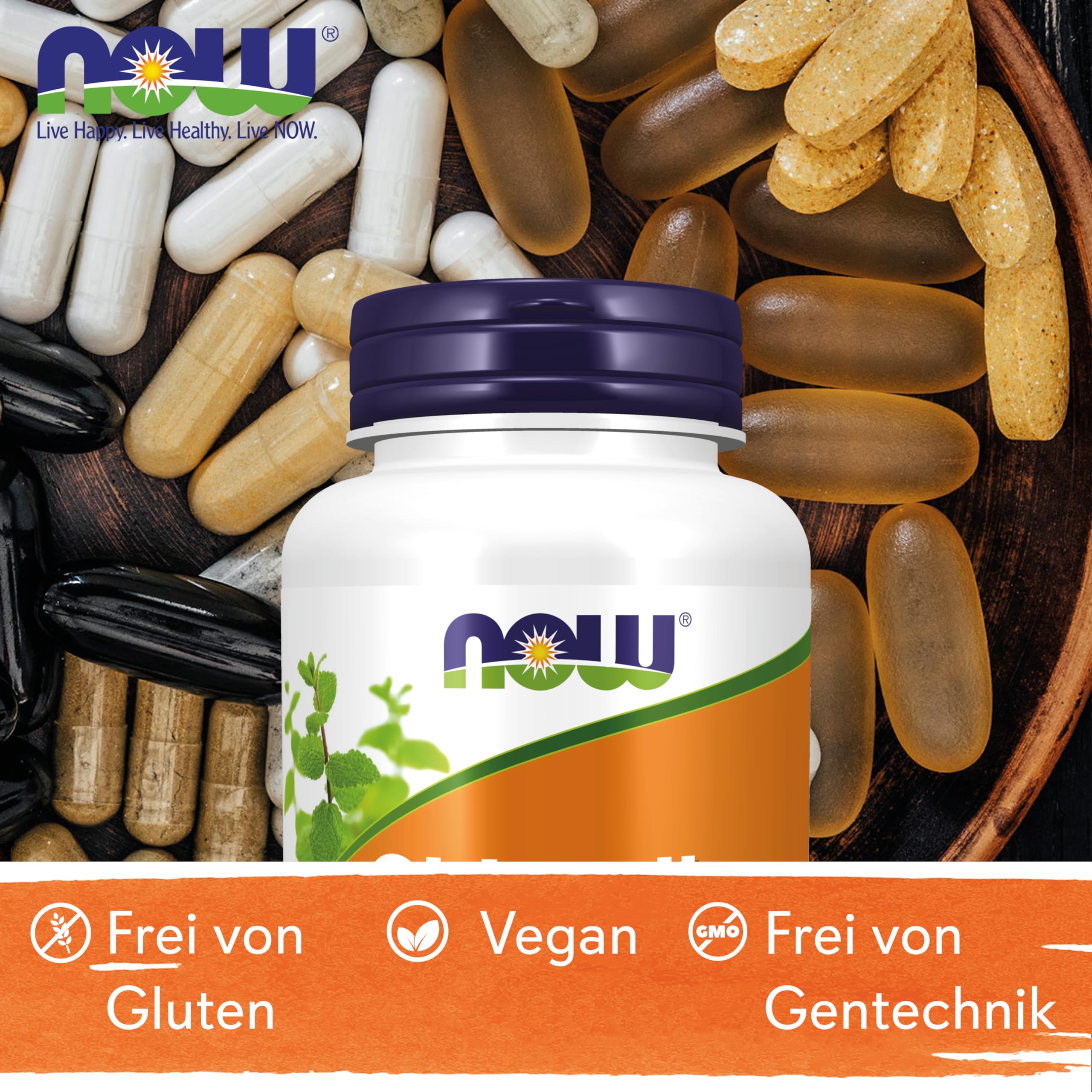 Now Foods, Chlorella, 1.000mg, mit aufgebrochenen Zellwänden, 120 vegane Tabletten, Laborgeprüft, Sojafrei, Glutenfrei, Vegetarisch, Ohne Gentechnik