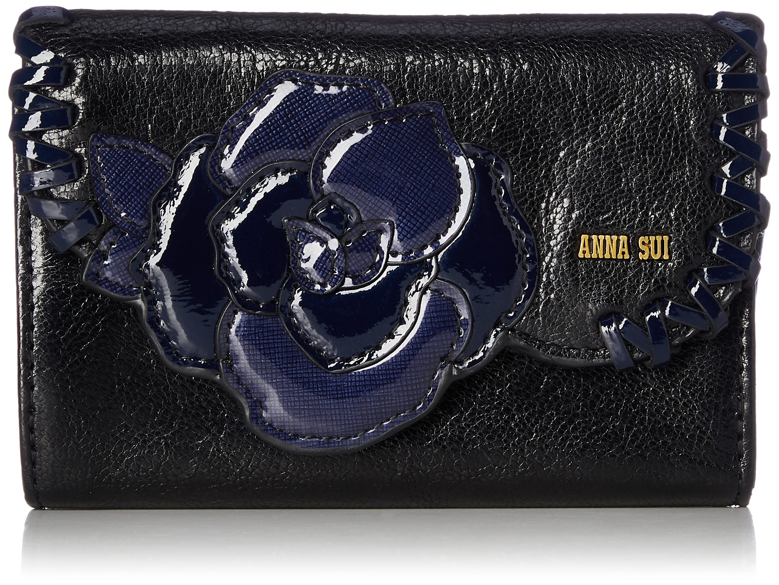 ANNA SUI バラ模様 二つ折り財布 新作】アナスイ ルビー シリーズ/二つ折り財布/薔薇 /財布 ANNA SUI
