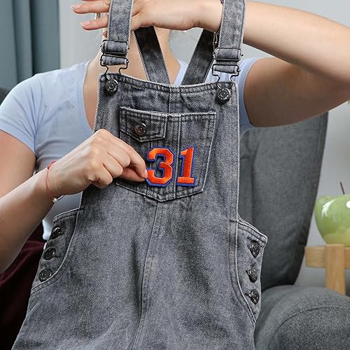 Miniatura 9 de Oli and Alex Parches termoadhesivos de 2.1 pulgadas  10 piezas de parches de números para ropa  Super pegamento  no necesita coser  Parche bordado