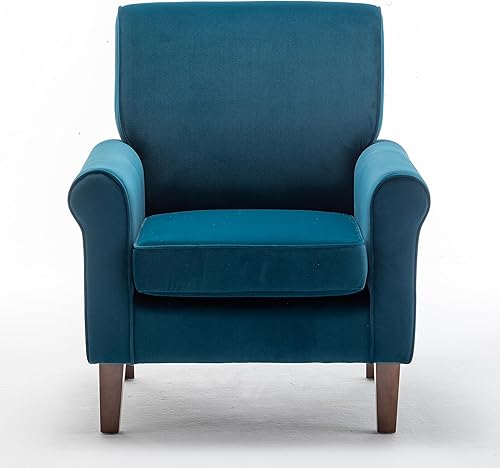 Miniatura 9 de US Pride Furniture Sillas tradicionales para sala de estar, dormitorio y oficina, sillón decorativo con marco de madera de abedul y elegantes