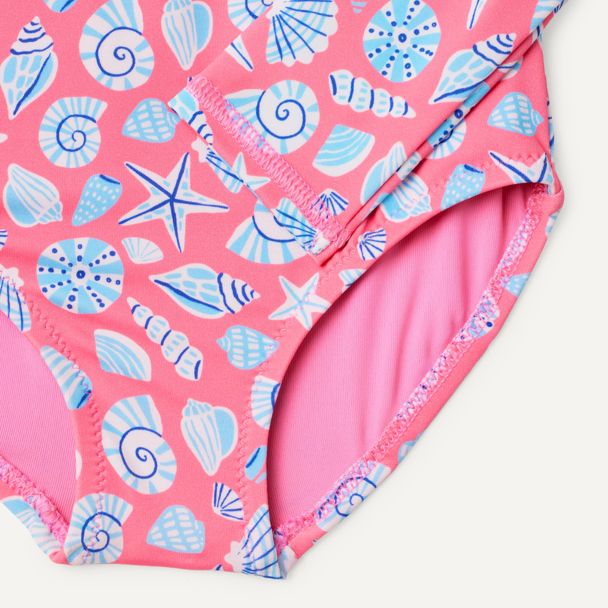 Amazon Essentials Traje de Baño de una Sola Pieza Entallado de Manga Larga Niñas