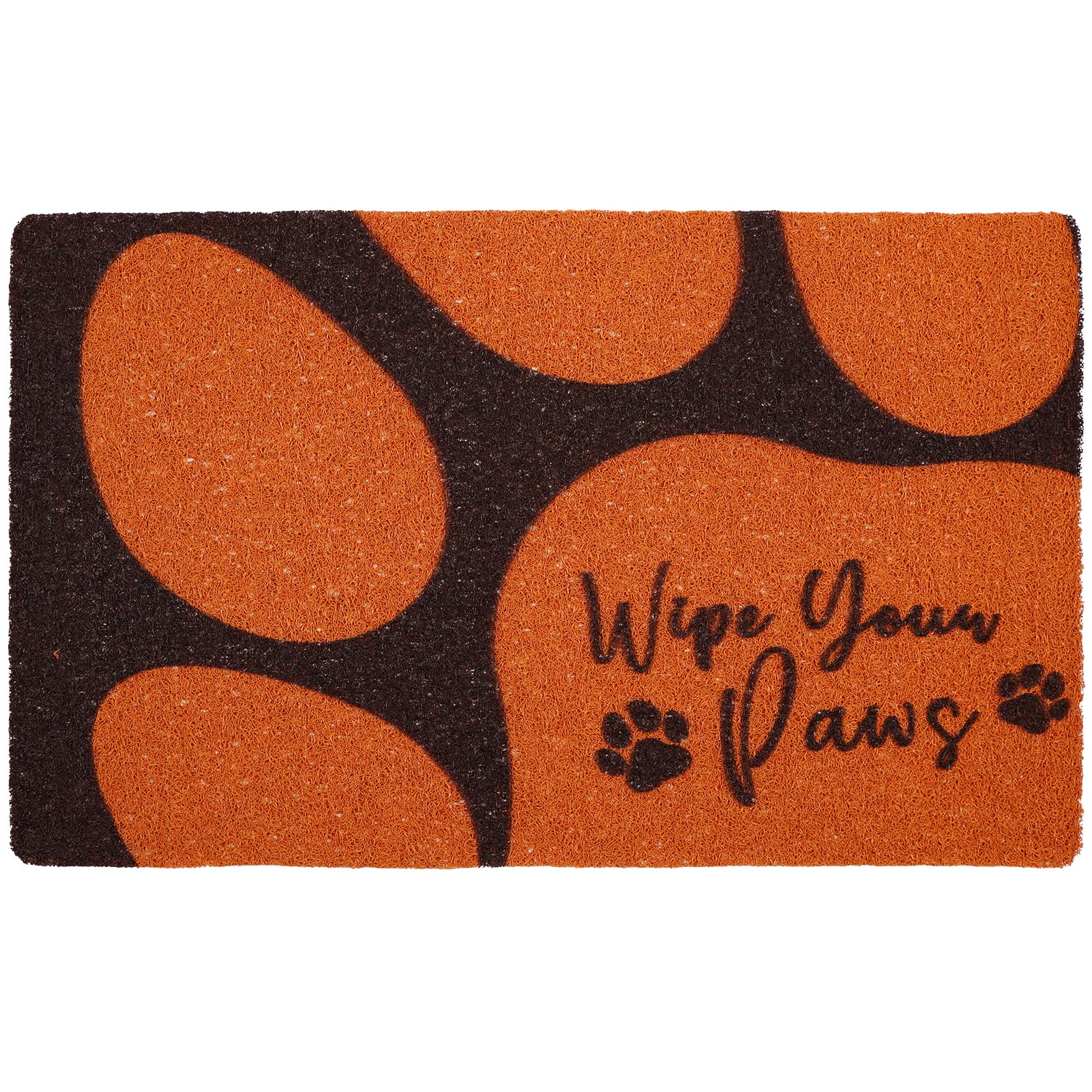 Front Door Mats Entrance, 17" x 30" Wipe Your Paws Doormat, Dog Entry Mat for Front Door Floor Garden Patio Balcony Decks Campers