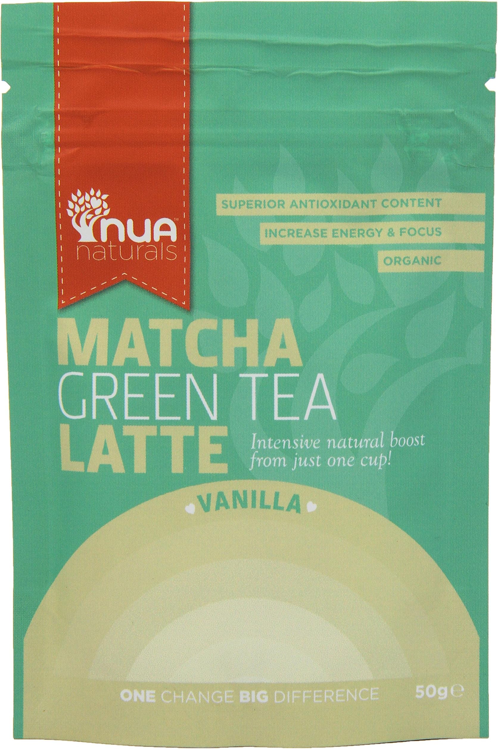 Nua Nat Matcha Latte Green Tea Vanilla 50 g