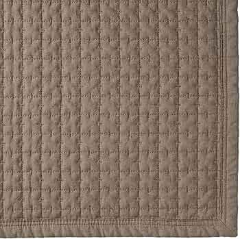 Amazon.co.jp: 無印良品 洗いざらしの綿キルティングラグ ブラウン 205